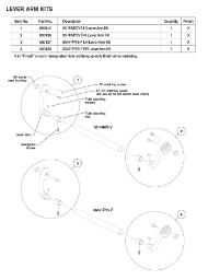 Lever Arm Kits Lever Arm Kits
